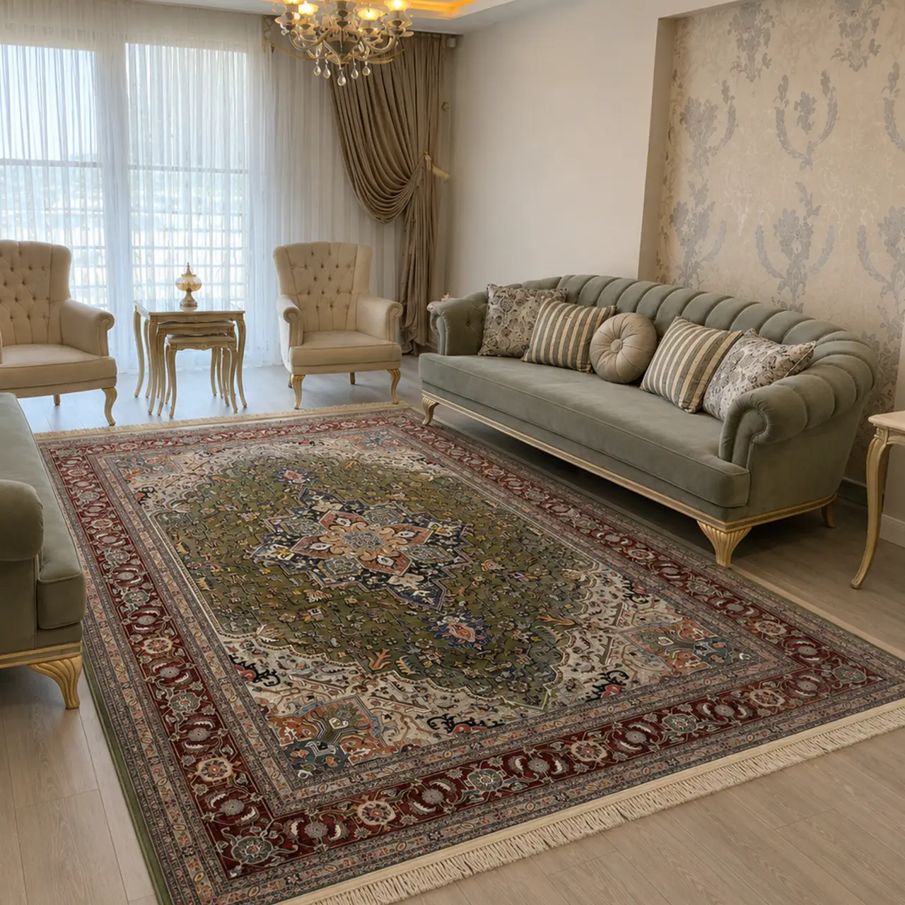فرش 9 متری 1200 شانه 12510 آفرینش